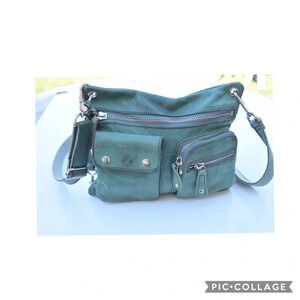 Fossil leather cross body bag
